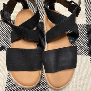 Black sandals